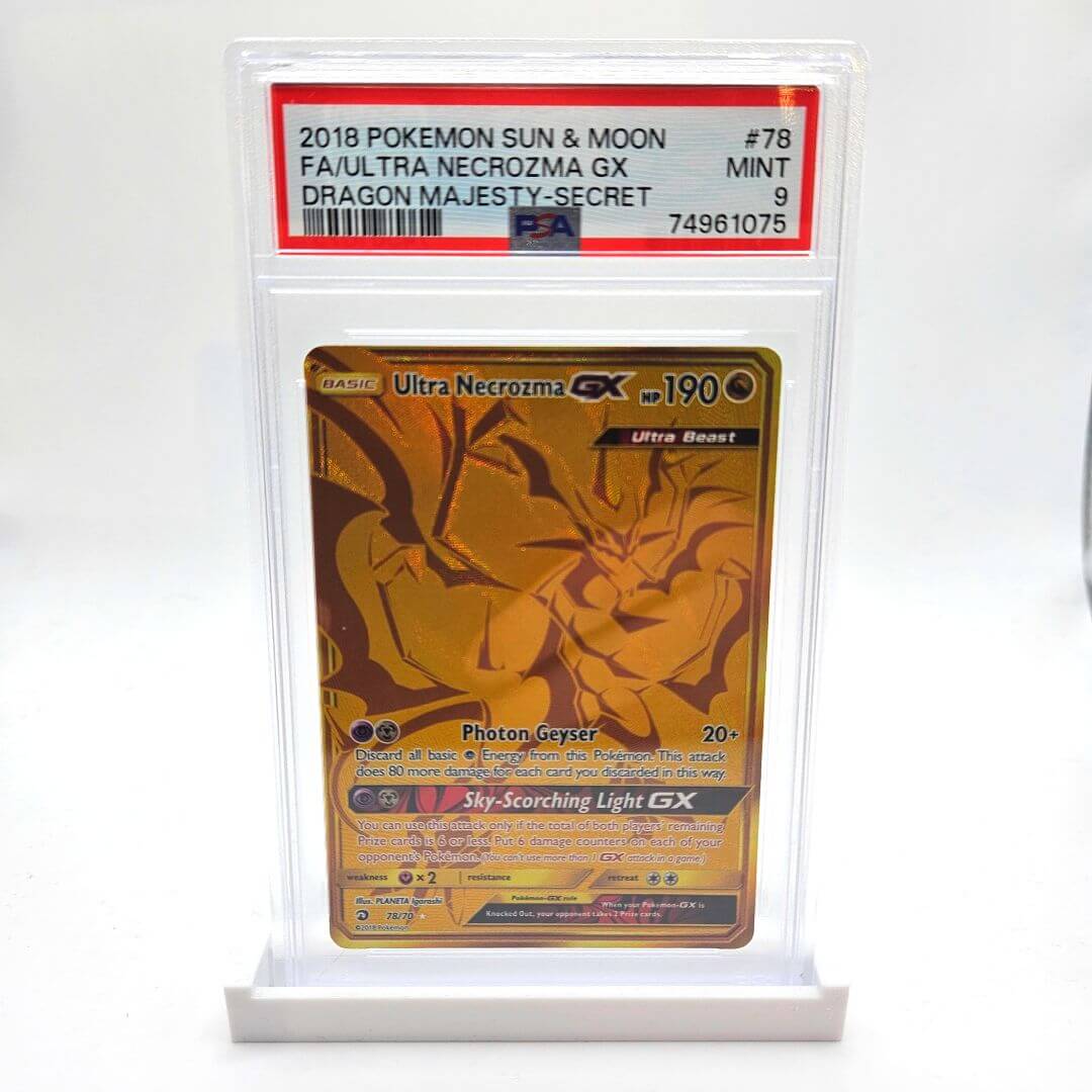 PSA 9 Ultra Necrozma GX - Sun & Moon Dragon Majesty