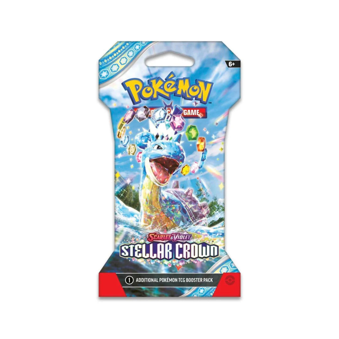 Pokémon SV Stellar Crown Sleeved Booster Pack (Pre-Order Ships September 13 2024)