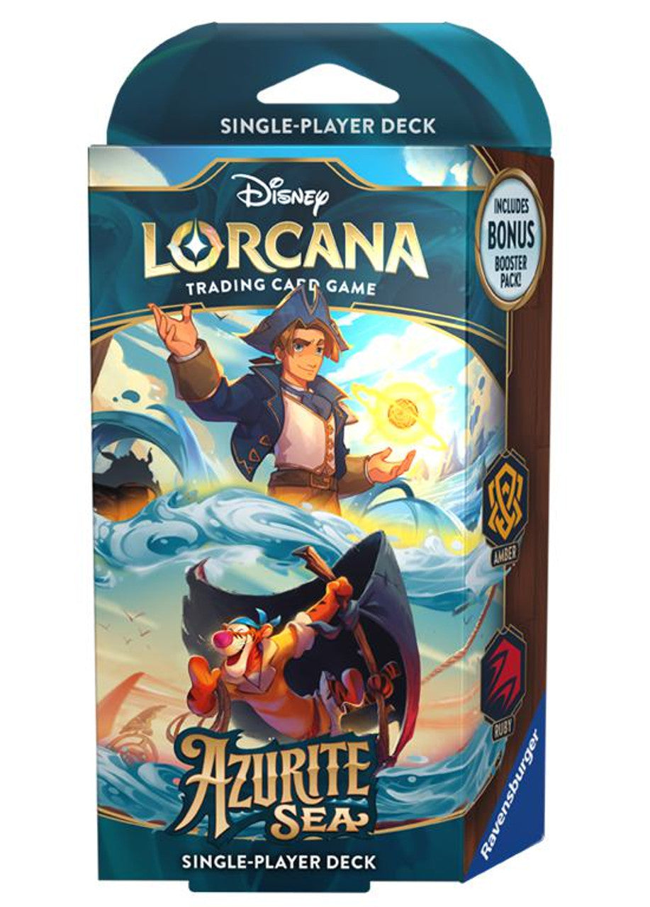 Disney Lorcana: Azurite Sea Starter Deck - Amber & Ruby