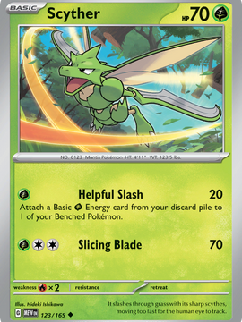 Scyther (123/165) [Scarlet & Violet: 151]