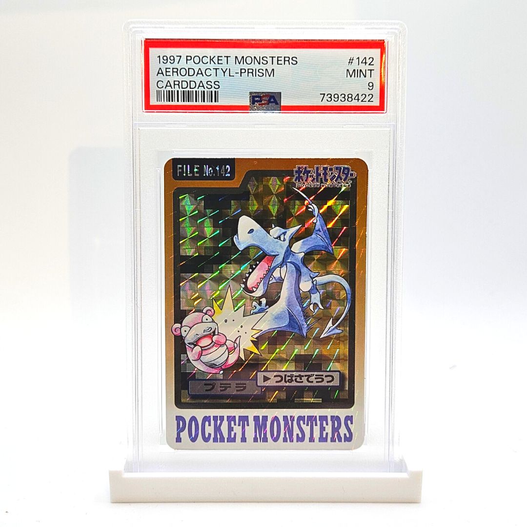 PSA 9 Aerodactyl 1997 Pocket Monsters Prism - CARDDASS