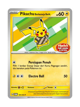 Pikachu Wearing a Batik Shirt (SV-P Promo 101)