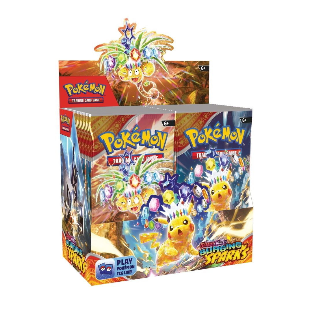 Pokémon SV Surging Sparks Booster Box – Danireon Cards & Games