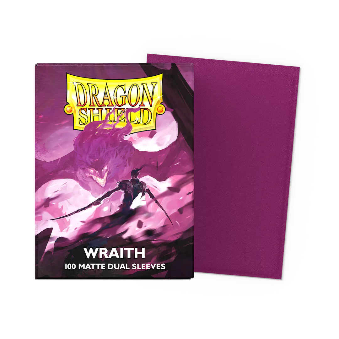 Dragon Shield - Wraith - Dual Matte Sleeves (100 Count - Standard Size)