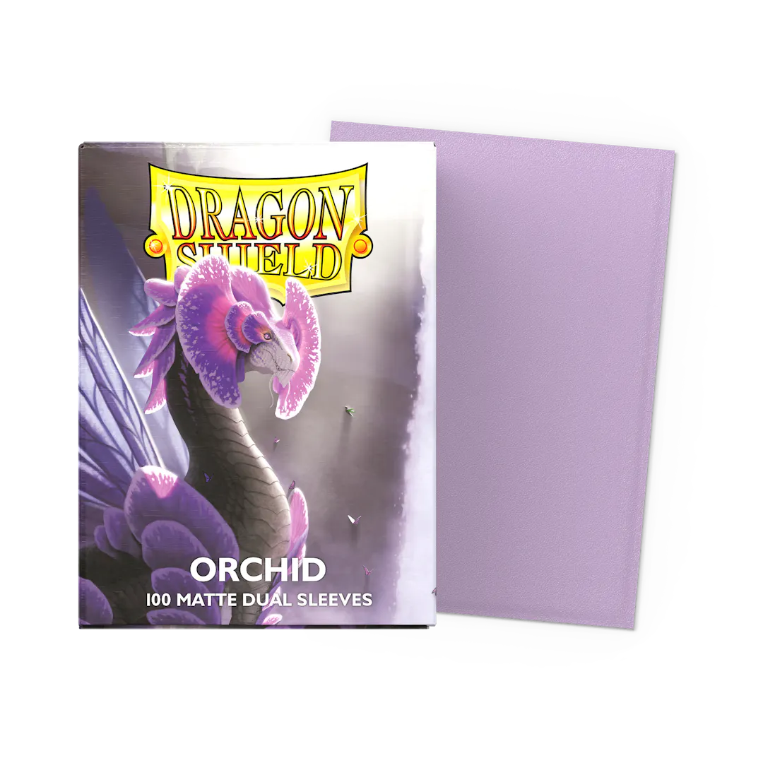 Dragon Shield - Orchid - Dual Matte Sleeves (100 Count - Standard Size)