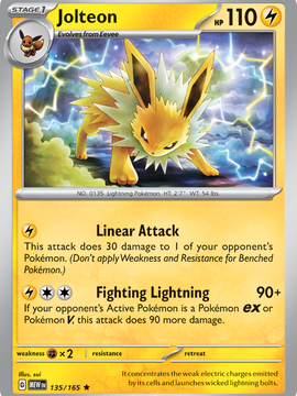 Jolteon (135/165) [Scarlet & Violet: 151]