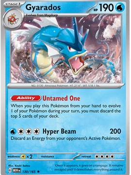 Gyarados (130/165) [Scarlet & Violet: 151]