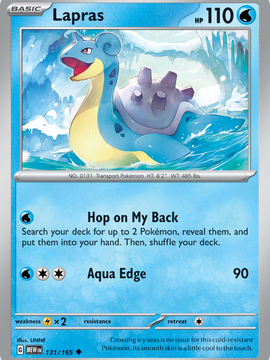 Lapras (131/165) [Scarlet & Violet: 151]