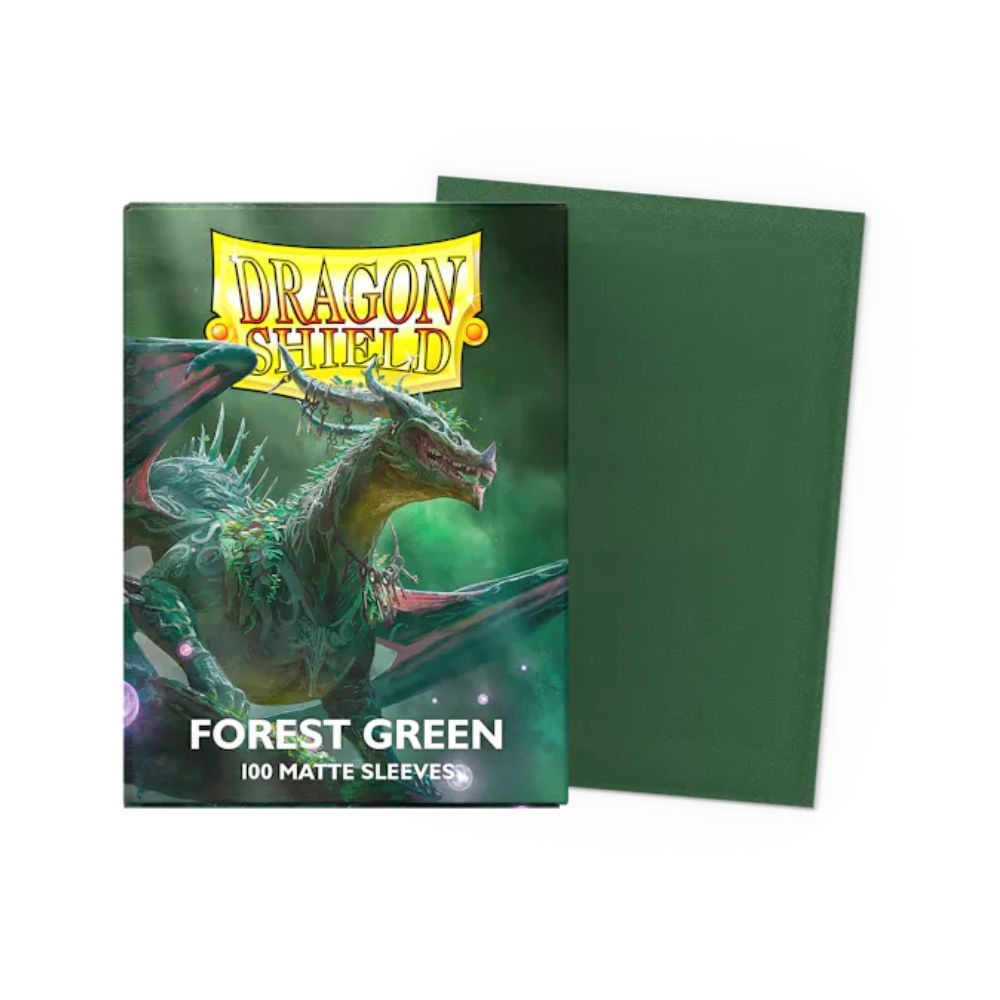 Dragon Shield Sleeves - Forest Green Matte (100 Count)