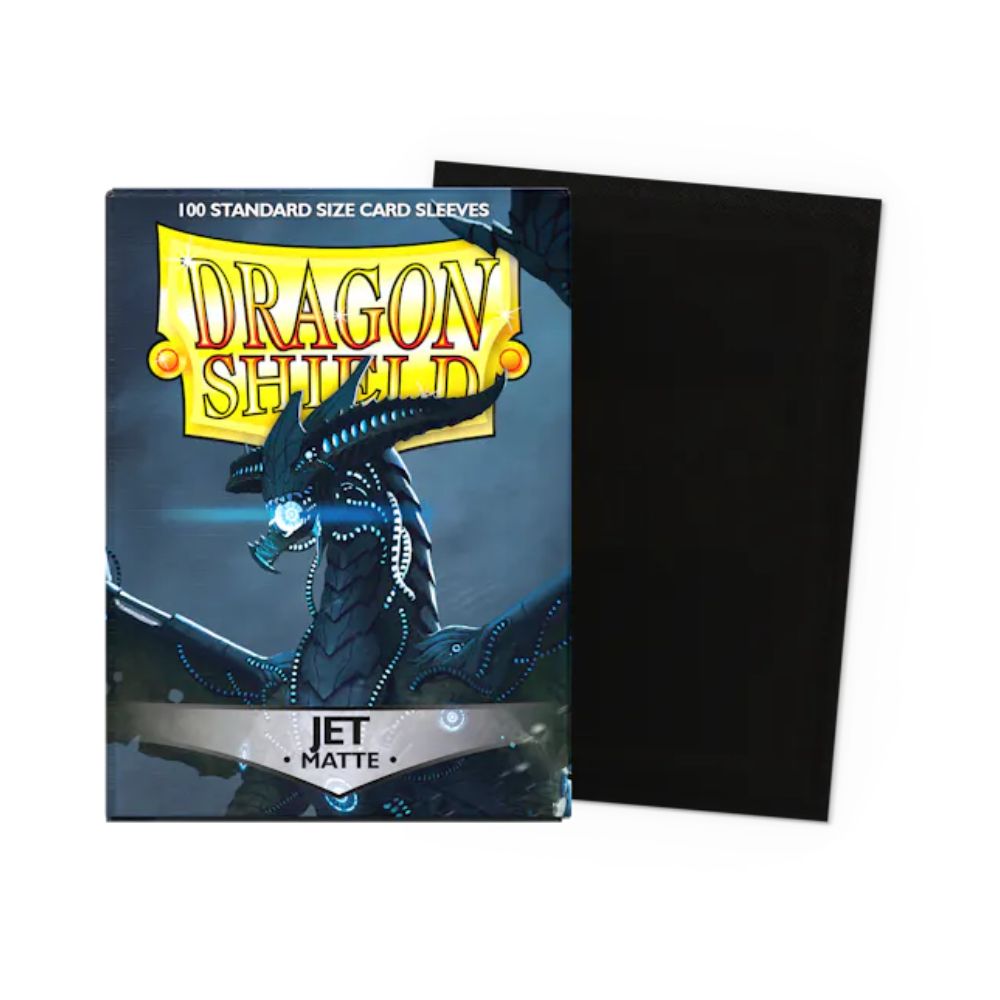 Dragon Shield Sleeves - Jet Matte (100 Count)