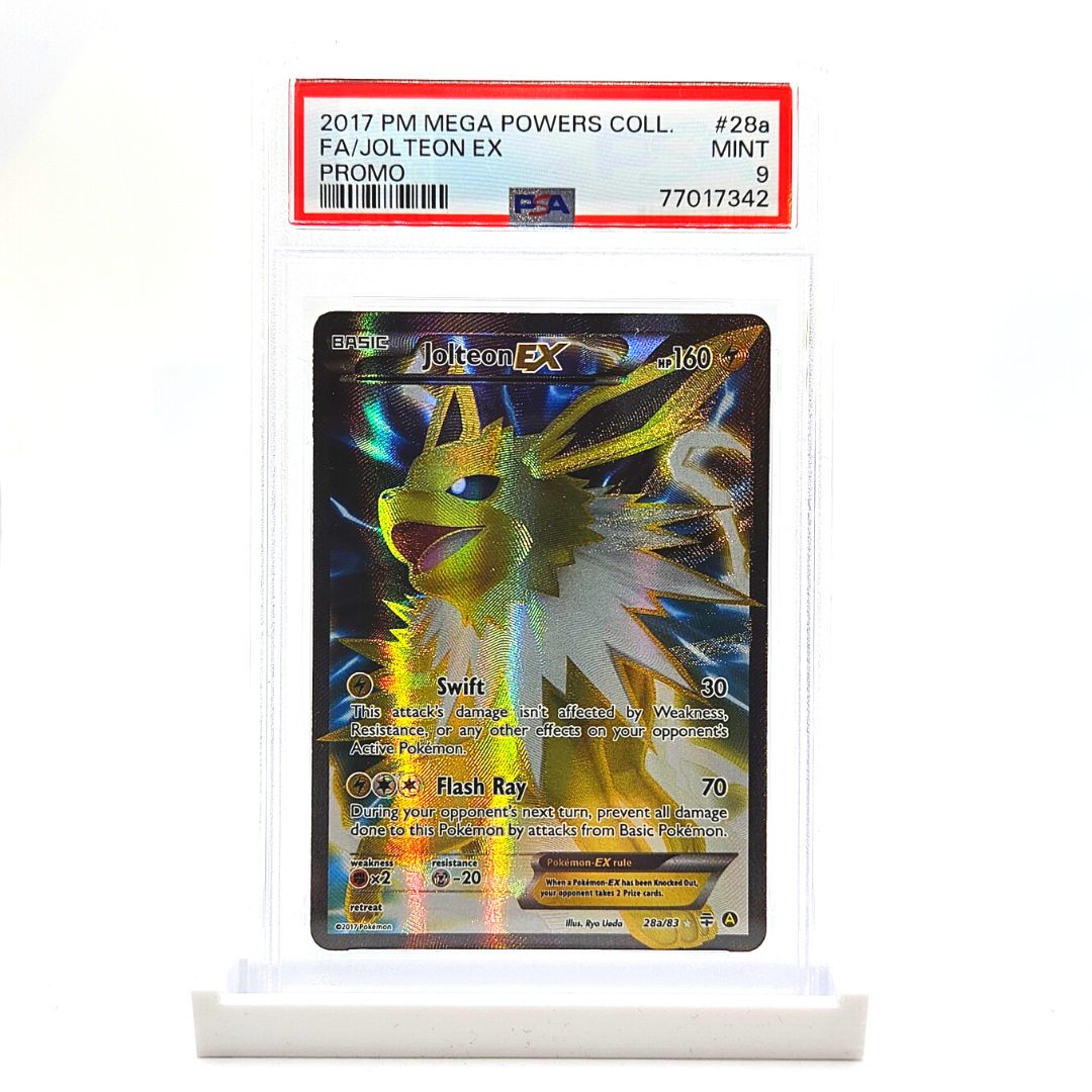 PSA 9 Jolteon EX Full Art - 2017 Mega Powers Collection Promo