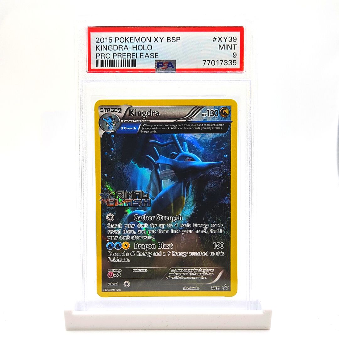 PSA 9 Kingra Holo Prerelease Stamp - XY39