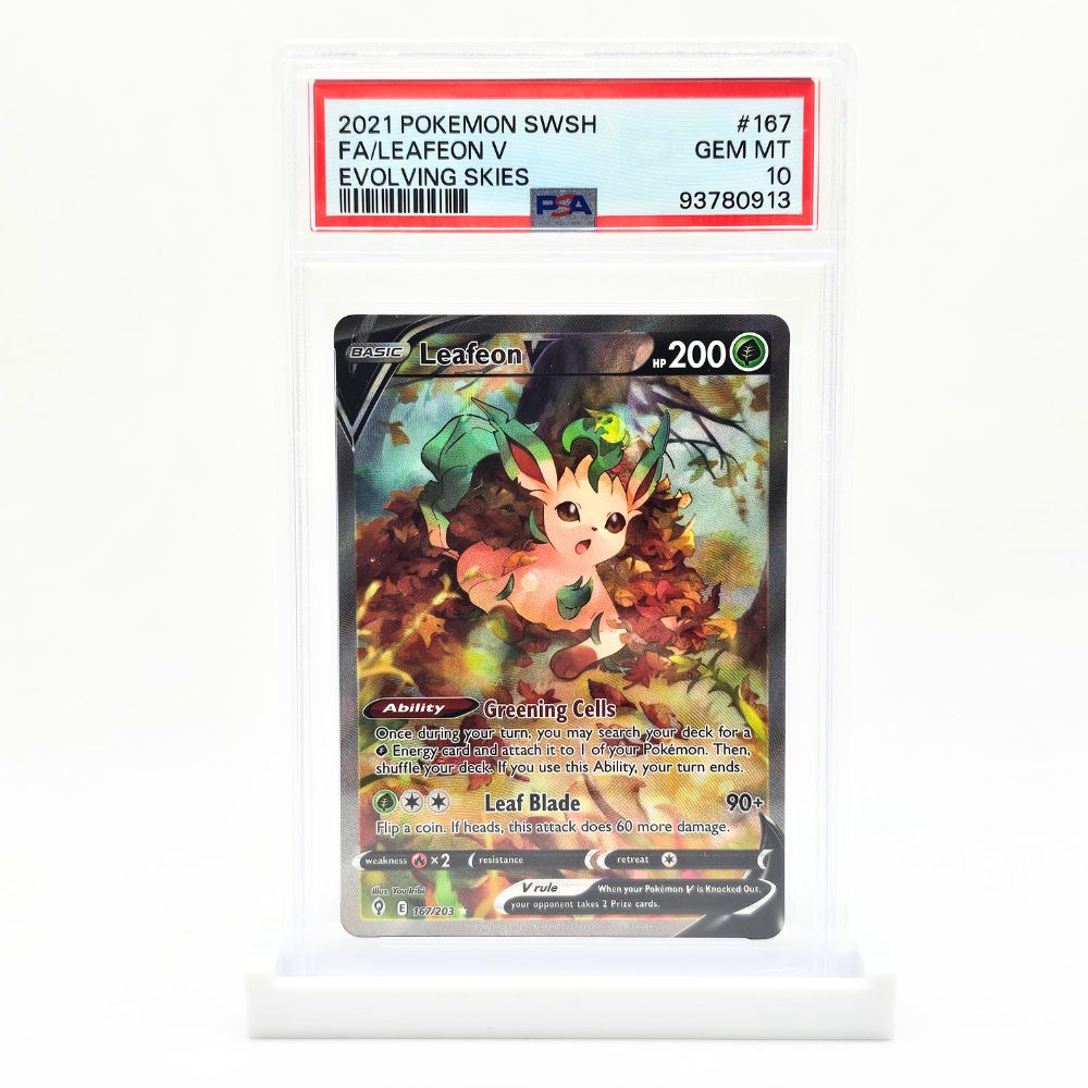 PSA 10  Leafeon V Alternate Art - Evolving Skies