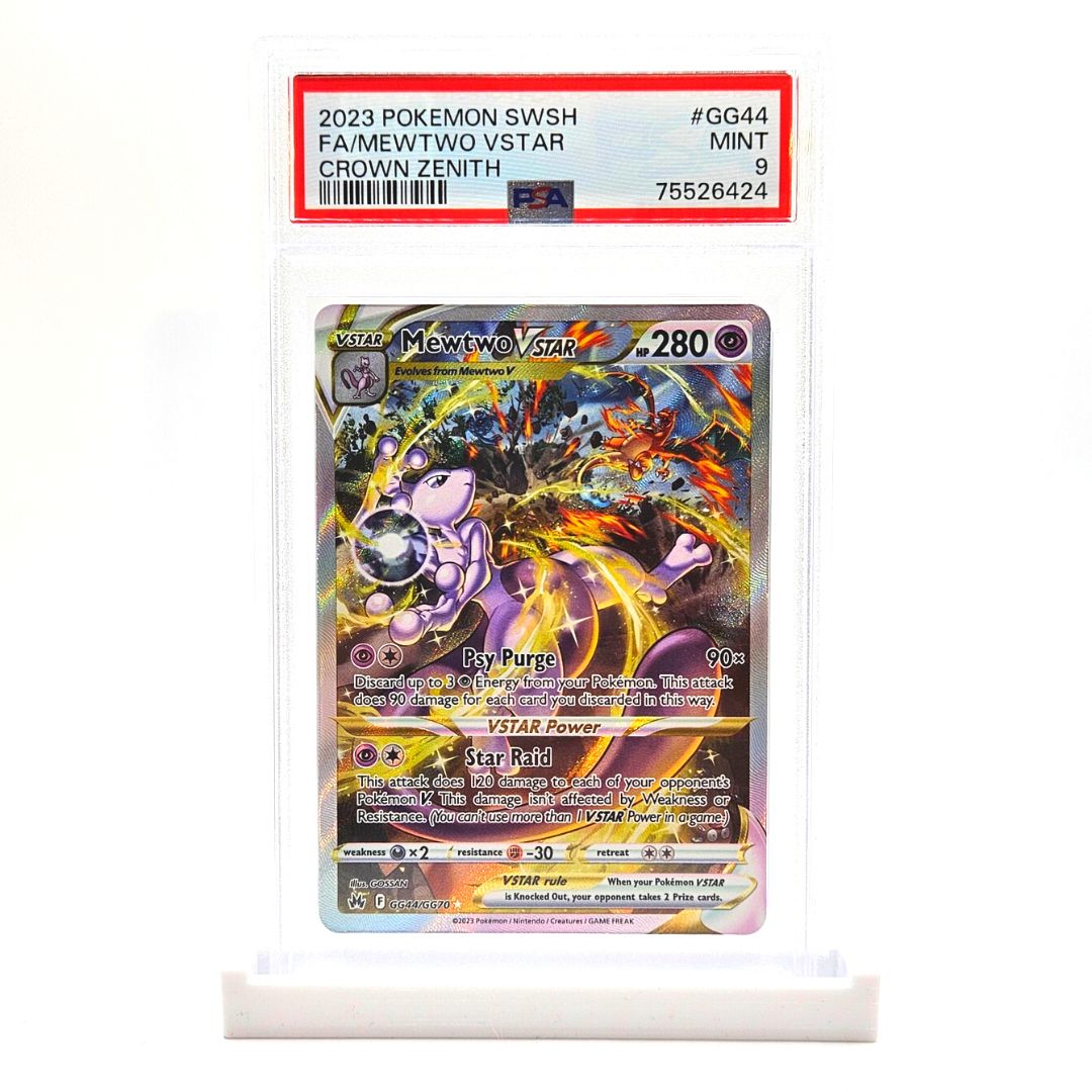 PSA 9 Mewtwo VSTAR - Crown Zenith