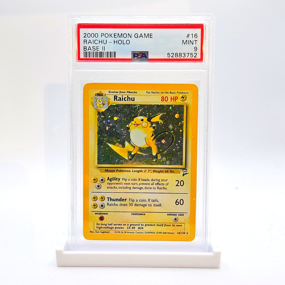 PSA 9 Raichu Holo 2000 Pokémon - Base Set 2