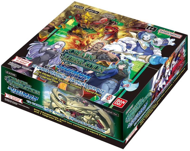 Digimon: Chain of Liberation (EX-08) Booster Box (Pre-Order Ship Jan 10th)