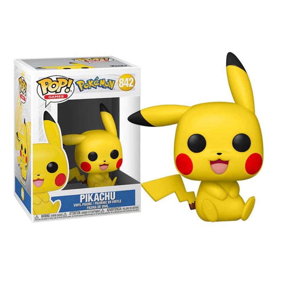 Pikachu 842 Sitting - Pokémon Funko Pop Vinyl Figure