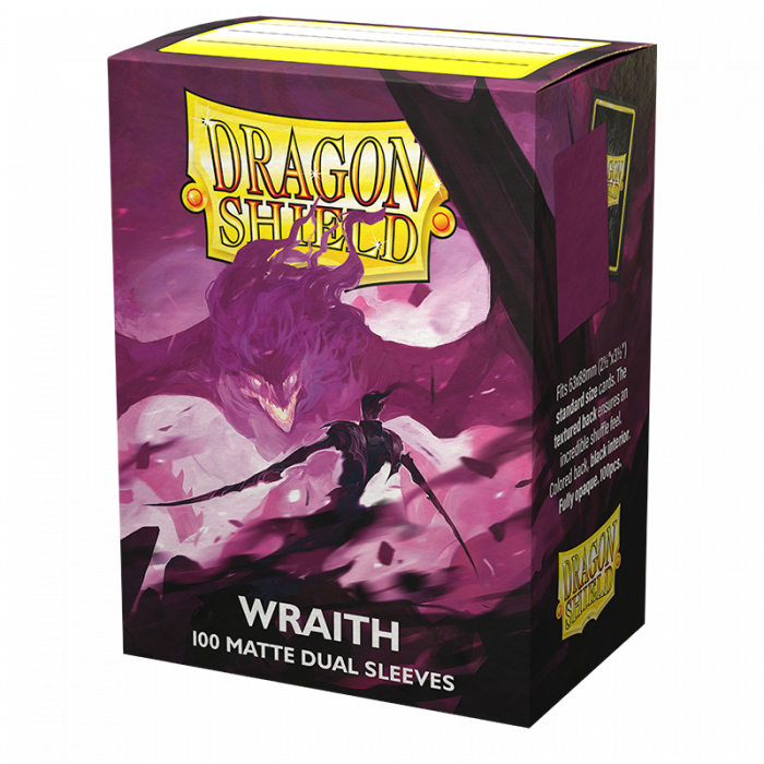 Dragon Shield - Wraith - Dual Matte Sleeves (100 Count - Standard Size)