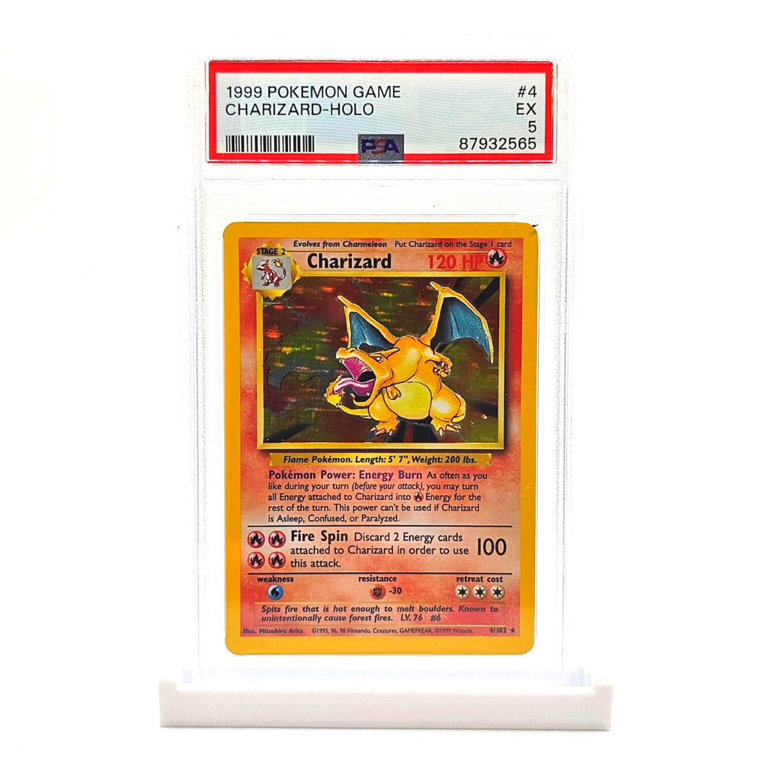 PSA 5 Pokémon Base Set Charizard 1999