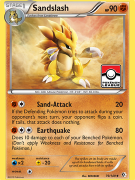 Sandslash (79/149) [Black & White: Boundaries Crossed]