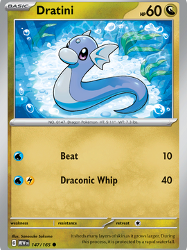 Dratini (147/165) [Scarlet & Violet: 151]