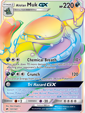 Alolan Muk-GX (157) [Burning Shadows] Holofoil