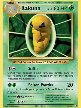 Kakuna (6/108) [XY: Evolutions]