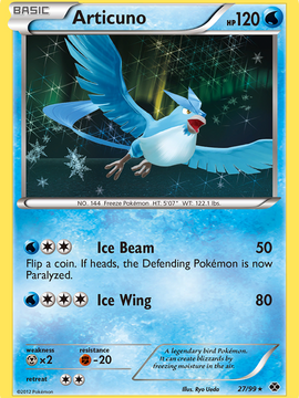 Articuno (27/99) [Black & White: Next Destinies]