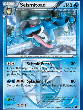 Seismitoad (26/116) [Black & White: Plasma Freeze]