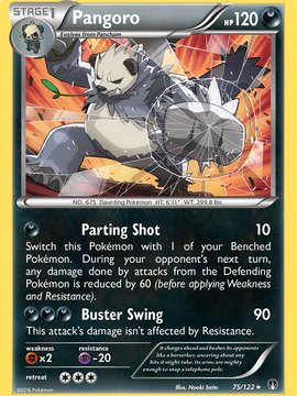 Pangoro (75/122) [XY: BREAKpoint]