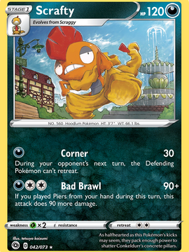 Scrafty (042/073) [Sword & Shield: Champion's Path]