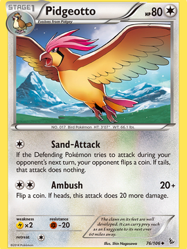 Pidgeotto (76/106) [XY: Flashfire]