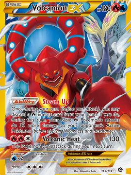 Volcanion EX (115/114) [XY: Steam Siege]