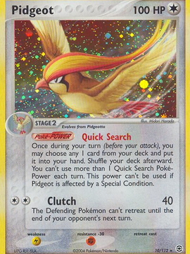 Pidgeot (10/112) [EX: FireRed & LeafGreen]