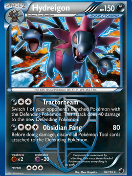 Hydreigon (78/116) [Black & White: Plasma Freeze]