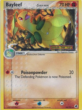 Bayleef (26/101) (Delta Species) (Stamped) [EX: Dragon Frontiers]