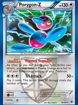 Porygon-Z (74/101) [Black & White: Plasma Blast]