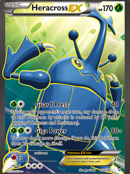 Heracross EX (105/111) [XY: Furious Fists]