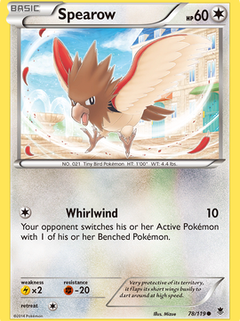 Spearow (78/119) [XY: Phantom Forces]