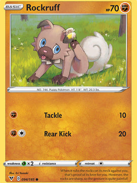 Rockruff (094/185) [Sword & Shield: Vivid Voltage]