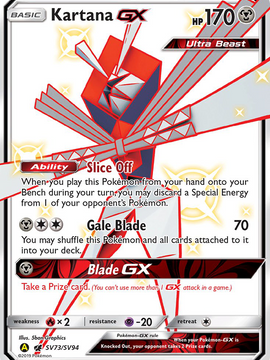 Kartana GX (SV73/SV94) [Sun & Moon: Hidden Fates - Shiny Vault]