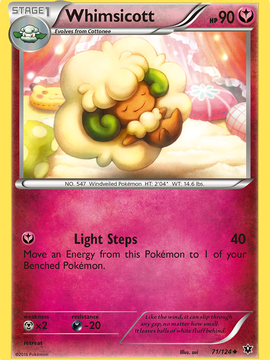 Whimsicott (71/124) [XY: Fates Collide]