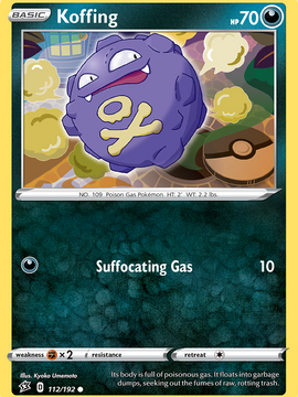 Koffing (112/192) [Sword & Shield: Rebel Clash]