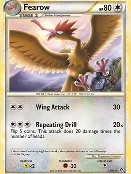 Fearow (15/95) [HeartGold & SoulSilver: Unleashed]