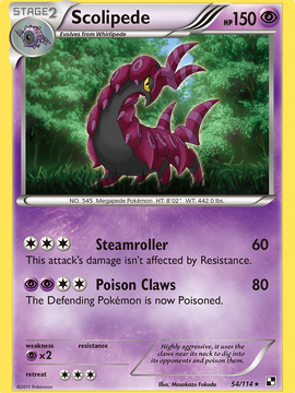 Scolipede (54/114) [Black & White: Base Set]