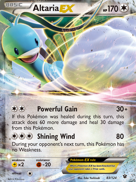 Altaria EX (83/124) [XY: Fates Collide]