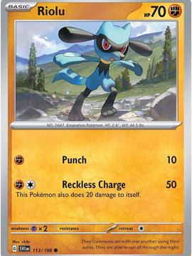 Riolu (113/198) [Scarlet & Violet: Base Set]