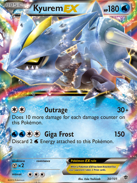 Kyurem EX (30/101) [Black & White: Plasma Blast]