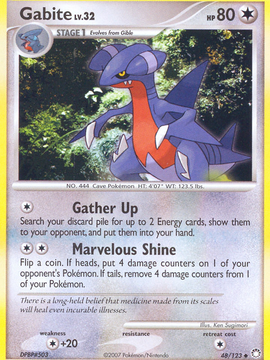 Gabite (48/123) [Diamond & Pearl: Mysterious Treasures]