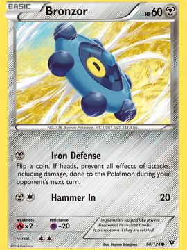 Bronzor (60/124) [XY: Fates Collide]